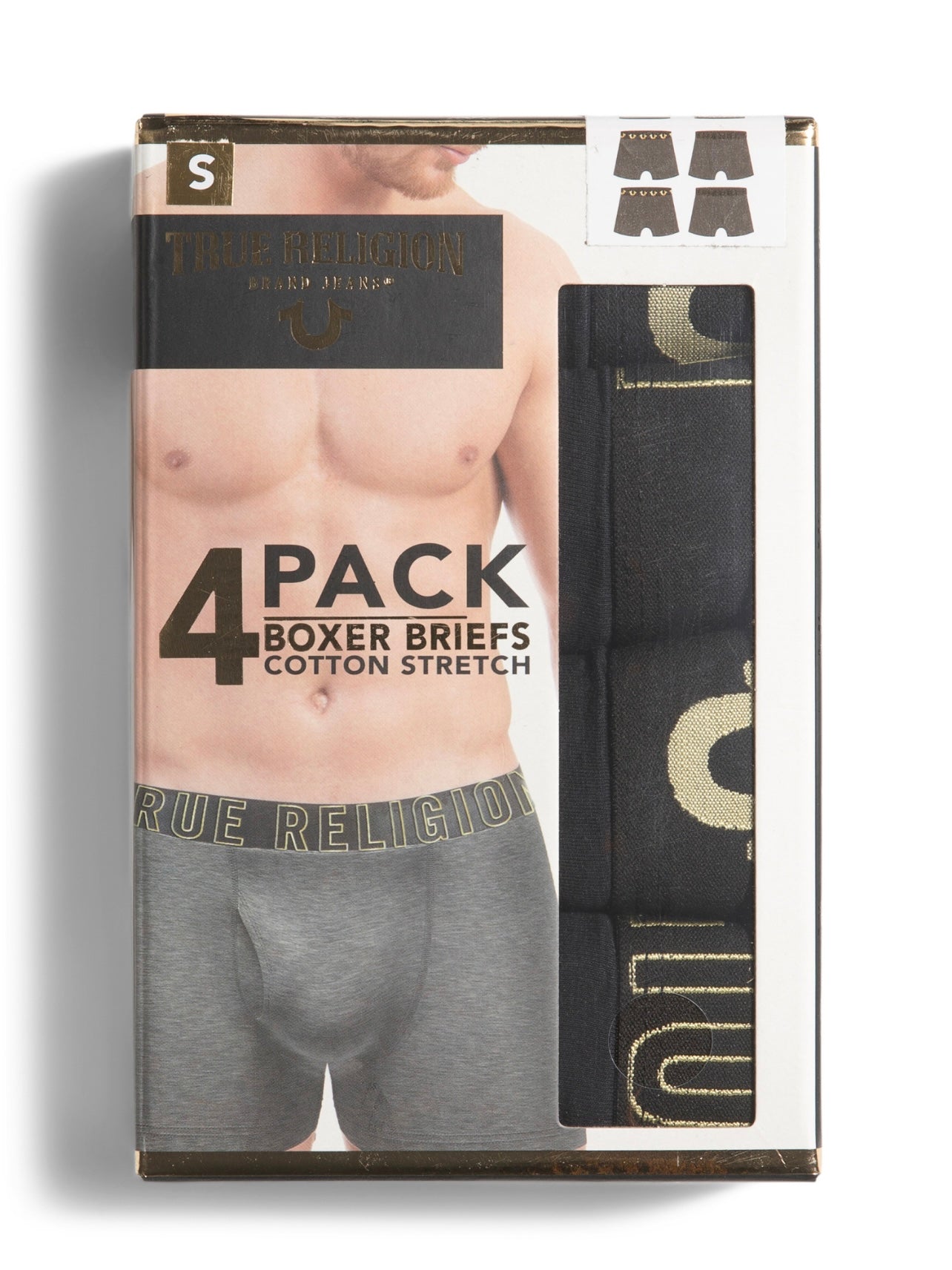 True Religion 4Pack Boxer